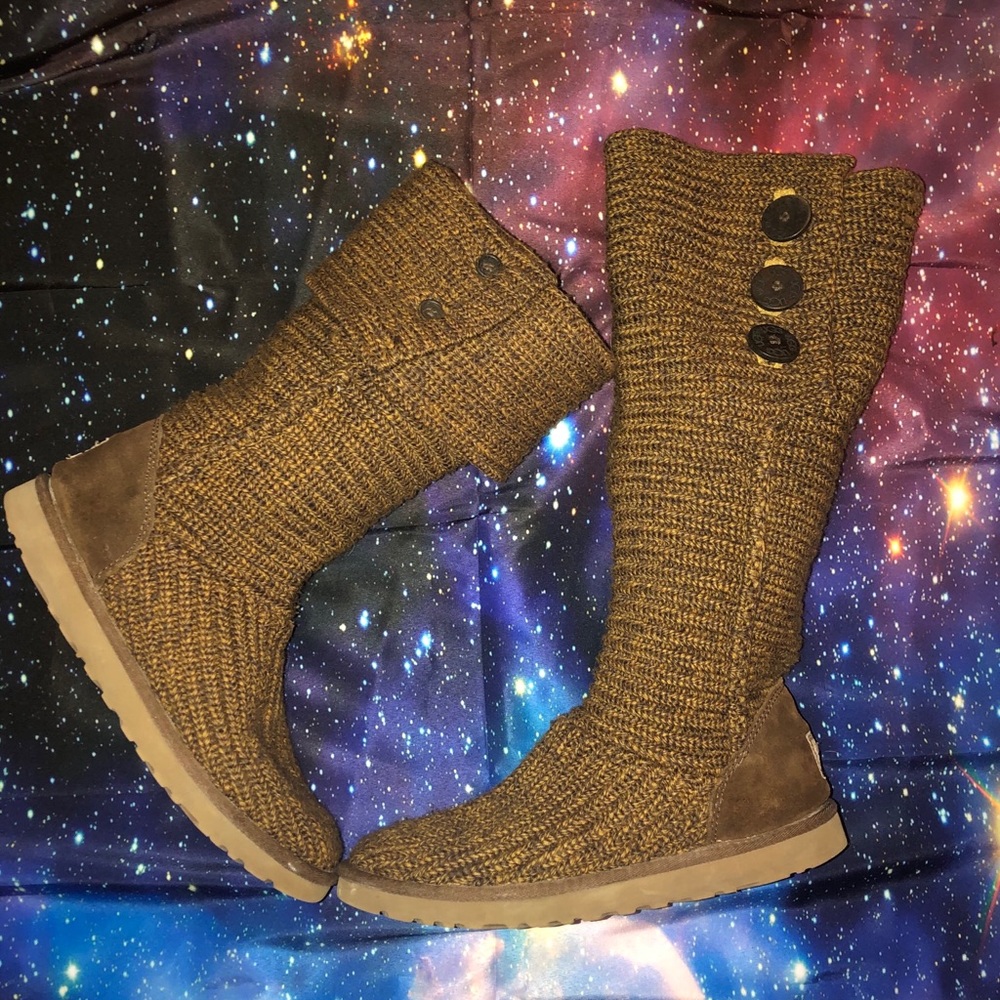 UGG Classic Cardy Knit Boots